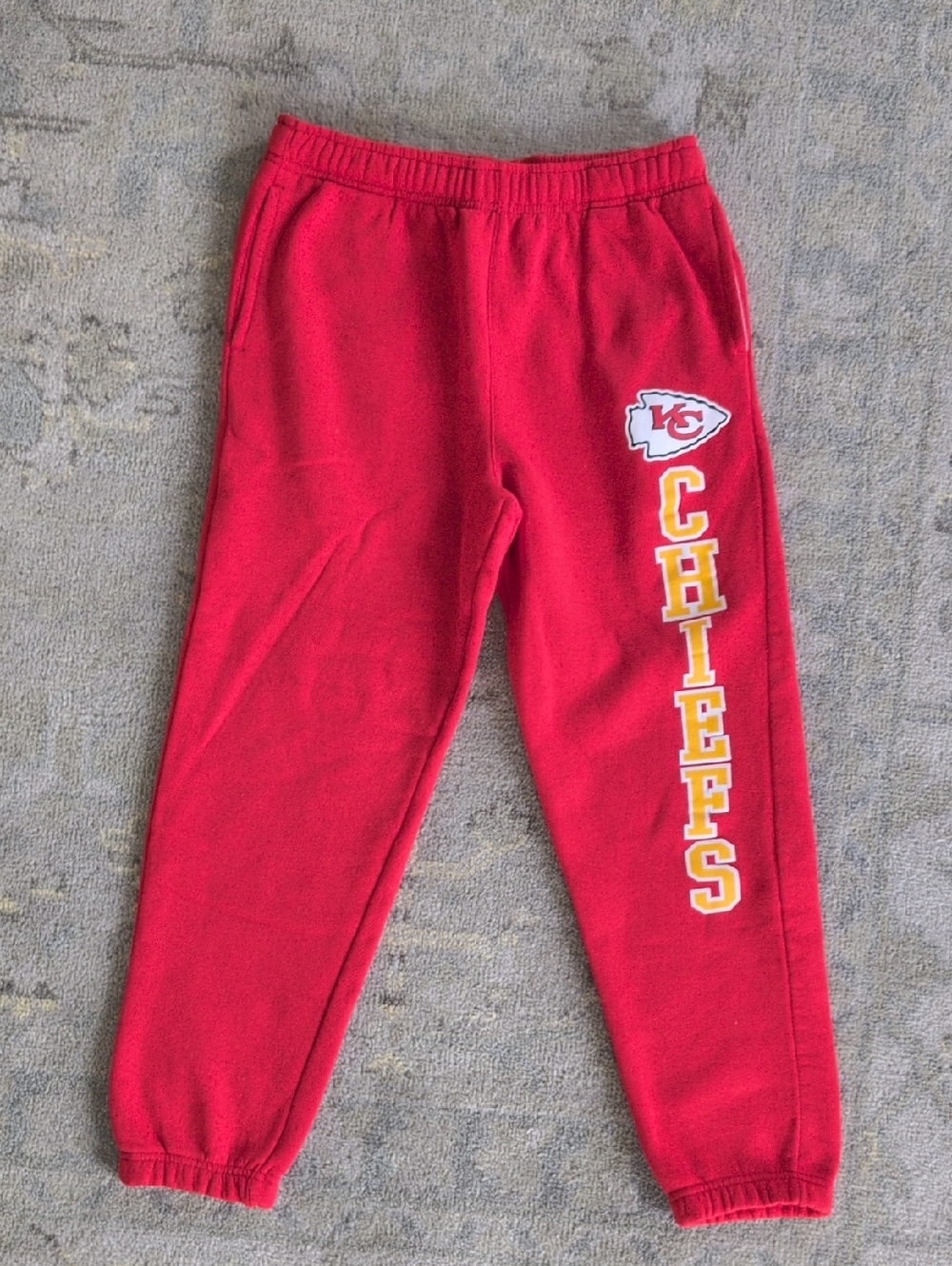 NFL Youth Red Kansas City Chiefs Fleece Sweatpants